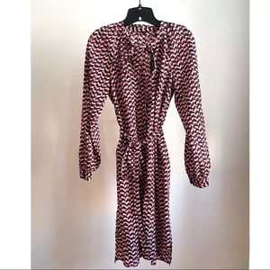 Ann Taylor | Feminine Summer Button Down Dress (S)